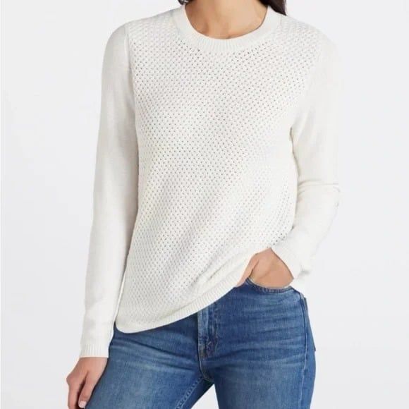 Lety & Me Josey Elbow Patch Sweater - Picture 1 of 6
